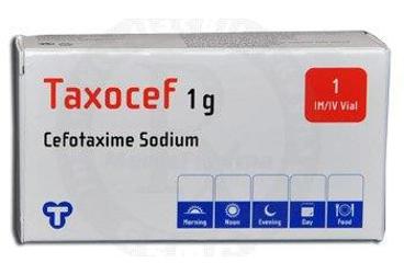 TAXOCEF -IM/IV 1000 mg 1 flakon kutu görseli