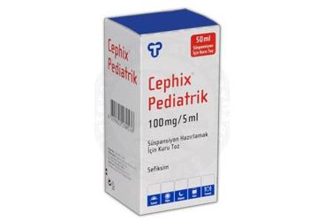CEPHIX pediatrik süspansiyon haz. için kuru toz 100 mg/5 ml (50 ml) kutu görseli