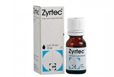 ZYRTEC 10 mg 20 ml oral damla kutu görseli