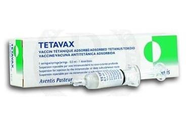 TETAVAX 0.5 ml enj. için süsp. 1 kull. haz. enjektör kutu görseli