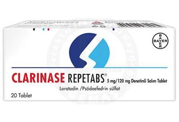 CLARINASE REPETABS 20 tablet kutu görseli