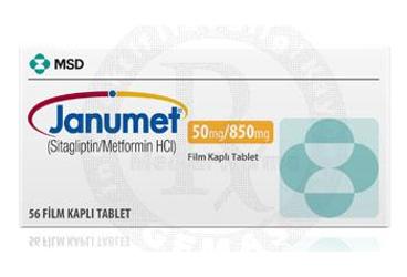 JANUMET 50/850 mg 56 film kaplı tablet { Bilim } kutu görseli