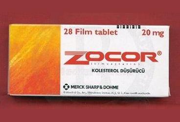 ZOCOR 20 mg 28 tablet kutu görseli