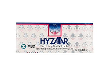 HYZAAR 50/12.5 mg 28 tablet kutu görseli
