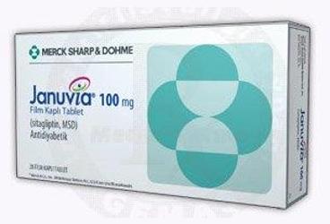 JANUVIA 100 mg 28 film tablet { 8699636090916 } { Merck Sharp & Dohme } kutu görseli