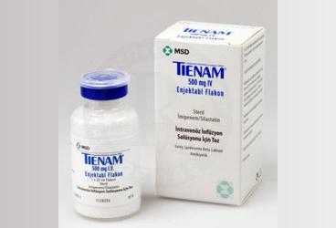 TIENAM IV 500 mg 1 flakon kutu görseli