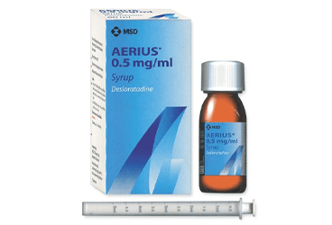 AERIUS 0.5 mg/ml 150 ml şurup kutu görseli