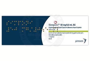 SIMPONI 50 mg enj. çöz.içeren kul. hazır 1 enjektör {8699636651025} kutu görseli