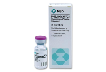 PNEUMOVAX 23 0.5 ml enjeksiyonluk çözelti içeren 1 flakon kutu görseli