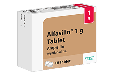 ALFASILIN 1 gr 16 tablet { Teva } kutu görseli