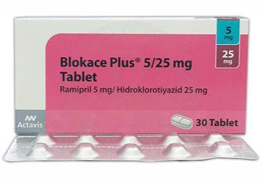 BLOKACE PLUS 5mg/25mg 30 tablet { Teva } kutu görseli