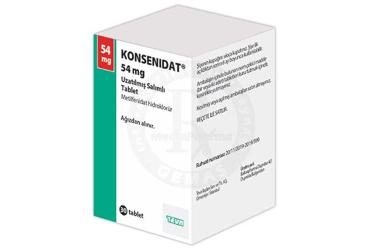 KONSENIDAT 54 mg uzatılmış salınımlı tablet (30 tablet) kutu görseli