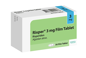 RIXPER 3 mg 30 film tablet { Teva } kutu görseli