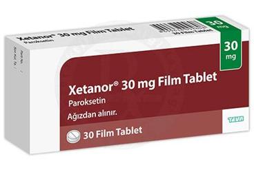 XETANOR 30 mg 30 tablet { Teva } kutu görseli
