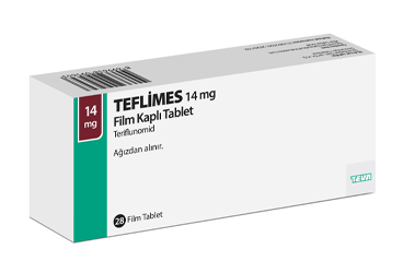 TEFLIMES 14 mg 28 film kaplı tablet kutu görseli