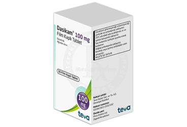 DASIKAM 100 mg film kaplı tablet (30 tablet) kutu görseli