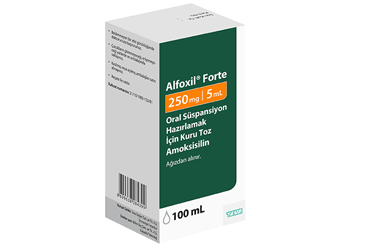 ALFOXIL 250 mg 100 ml süspansiyon kutu görseli