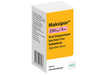 MAKSIPOR 5 ml oral 250 mg 100 ml süspansiyon { Teva } kutu görseli