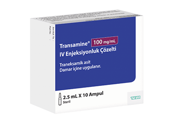 TRANSAMINE %10 A/H IV enj. çözelti 10 ampül { Teva } kutu görseli