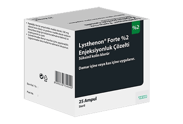 LYSTHENON FORT 5 mg 25 ampül { Teva } kutu görseli