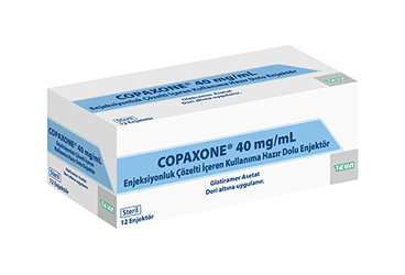 COPAXONE 40 mg/ml kullanıma hazır dolu enj. 12 adet kutu görseli
