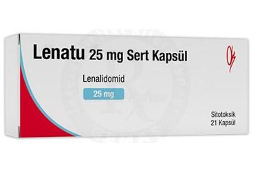 LENATU 25 mg sert kapsül (21 kapsül) kutu görseli