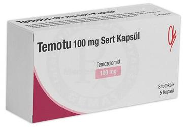 TEMOTU 100 mg sert kapsül (5 kapsül) kutu görseli