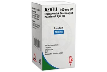 AZATU 100 mg SC enjeksiyonluk süspansiyon hazırlamak için toz (1 adet) kutu görseli