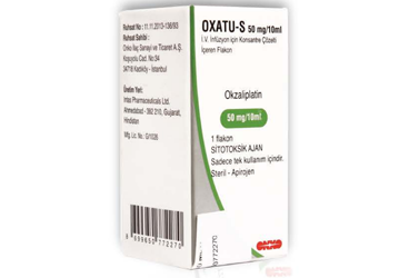 OXATU-S 50 mg/10 ml IV infüzyon için konsantre çözelti içeren 1 flakon kutu görseli