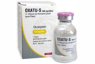 OXATU-S 100 mg/20 ml IV infüzyon için konsantre çözelti içeren 1 flakon kutu görseli