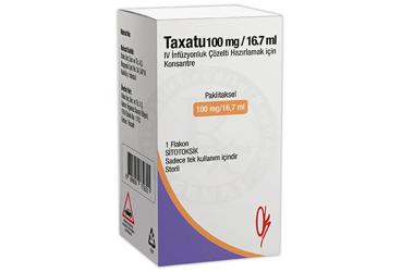 TAXATU 100 mg /16.7 ml IV infüzyonluk çözelti hazırlamak için konsantre (1 flakon) kutu görseli