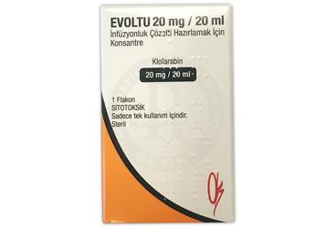 EVOLTU 20mg/20ml infüzyonluk çözelti hazırlamak için konsantre kutu görseli