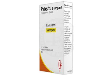 PAKSITU 5 mcg/ml enjeksiyonluk çözelti (5 flakon) kutu görseli