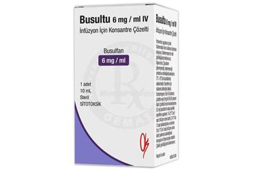 BUSULTU 6 mg/ml IV infüzyon için konsantre çözelti kutu görseli