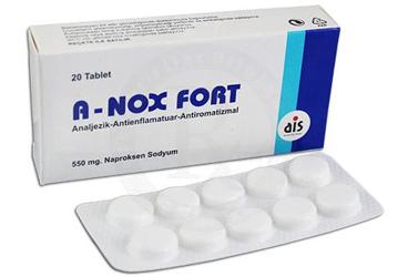 A-NOX FORT 550 mg 20 tablet kutu görseli
