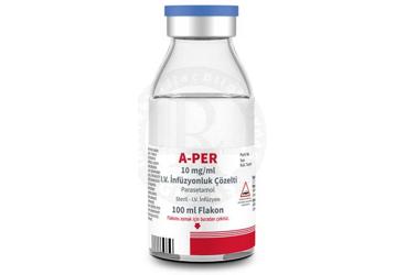 A-PER 10 mg/ml I.V. infüzyonluk çözelti (12 flakon) kutu görseli