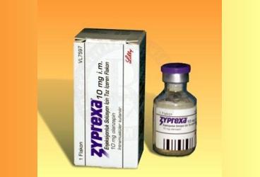 ZYPREXA 10 mg IM enj. sol. için toz içeren flakon kutu görseli