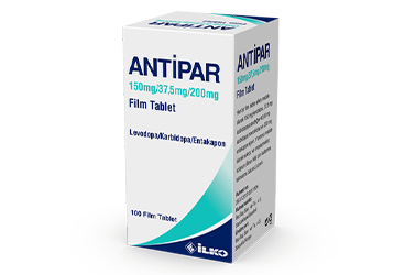 ANTIPAR 150/37.5/200 mg 100 film tablet kutu görseli