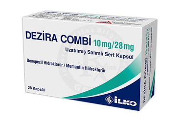DEZIRA COMBI 10 mg/28 mg uzatılmış salınımlı sert kapsül kutu görseli