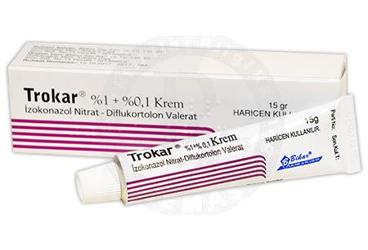 TROKAR %1+ %0,1 krem (15 G) kutu görseli