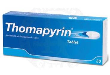 THOMAPYRIN 20 tablet kutu görseli
