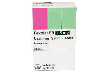 PEXOLA ER 1.500 mg uzatılmış salınımlı 30 tablet kutu görseli