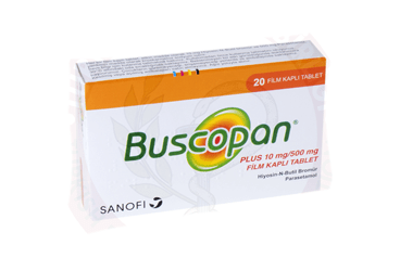 BUSCOPAN PLUS 20 film tablet kutu görseli