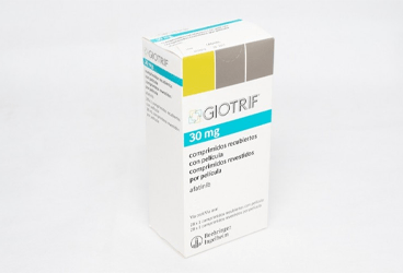 GIOTRIF 30 mg 28 film kaplı tablet kutu görseli