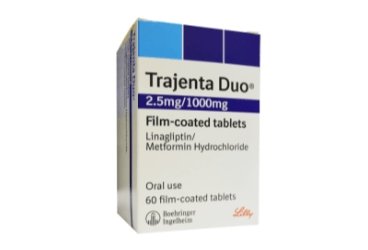 TRAJENTA DUO 2.5 mg/1000 mg 60 film kaplı tablet kutu görseli