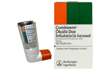 COMBIVENT ölçülü doz inhalatorlü aerosol 10 ml kutu görseli