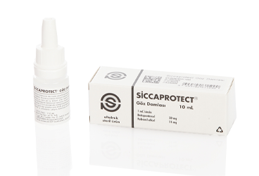SICCAPROTECT 10 ml göz damlası kutu görseli
