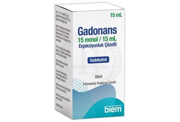GADONANS 15 mmol/15 ml enjeksiyonluk çözelti (15 ml) kutu görseli
