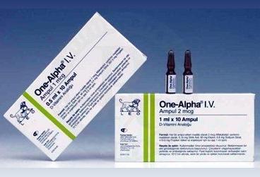 ONE-ALPHA 2 mcg 10 ampül kutu görseli