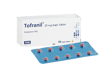TOFRANIL 25 mg 50 draje kutu görseli